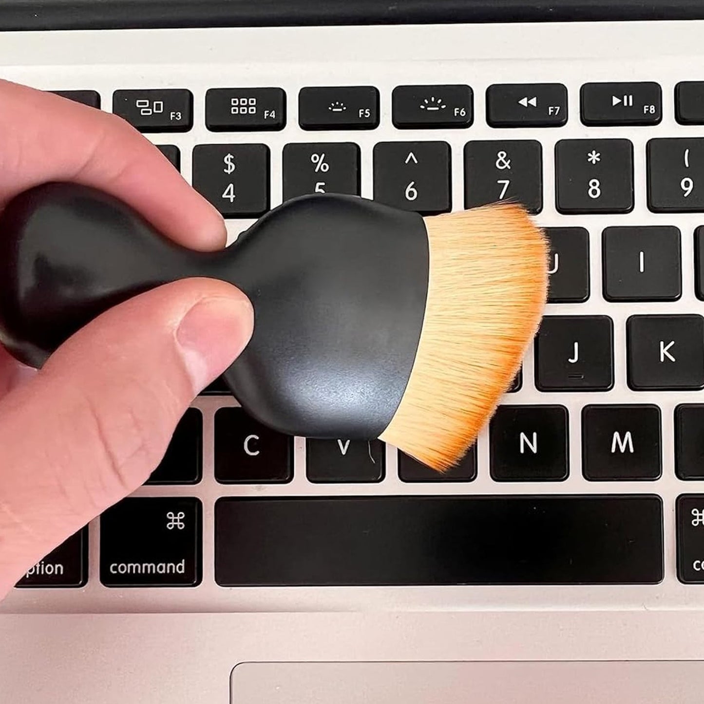 Mini Car Interior Cleaning Soft Brush – Flexible Soft Bristled Dusting Brush for Dashboard, Air Outlet, Seat Gaps & Home, Office, Keyboard Detailing (1 Pc)