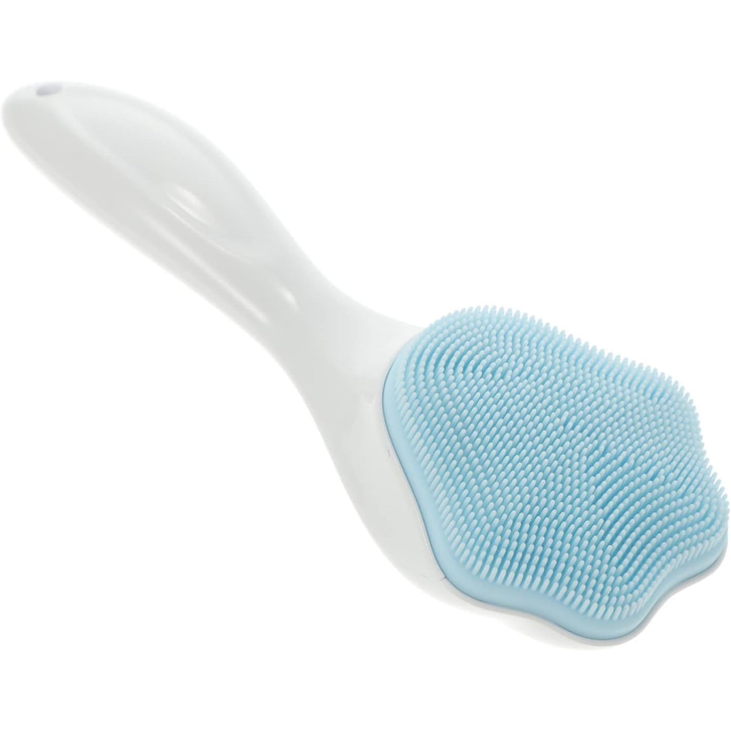 silicone face scrubber for glowing and clear skin, manual face cleansing brush for daily skincare, soft silicone exfoliator brush for face wash,