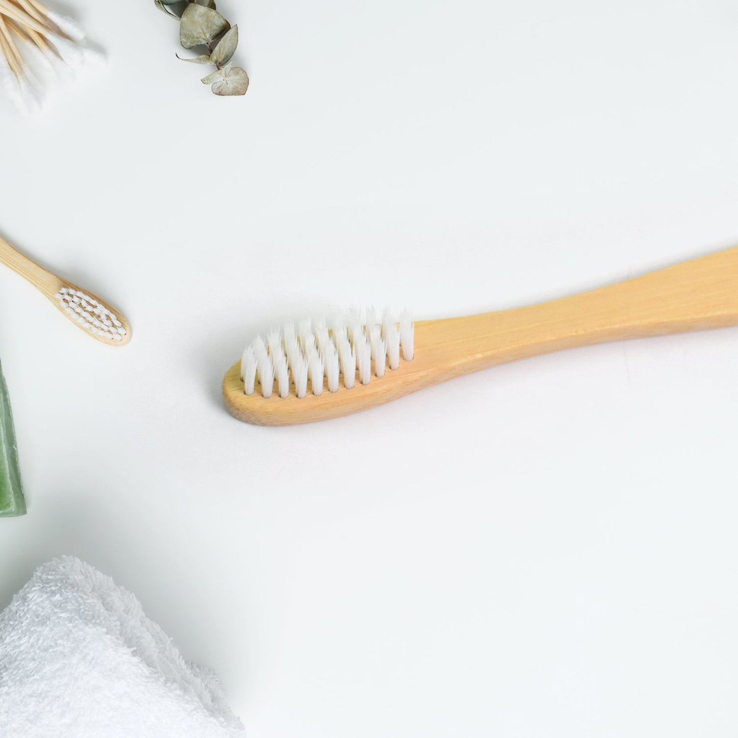 sustainable toothbrush for eco living, wooden toothbrush with ultra soft bristles, eco toothbrush set for travel and home,