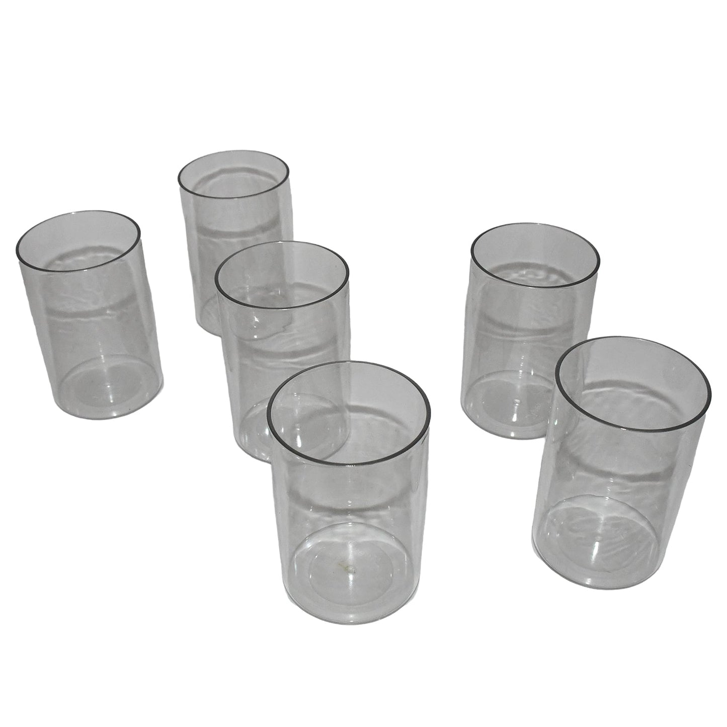 high-quality plastic glasses for kitchen and outdoor use, Apex plastic glass set for safe and durable daily hydration, dishwasher-safe plastic tumblers for Indian households, 6 pcs unbreakable plastic glass set for daily dining, long-lasting plastic glassware for family and kids