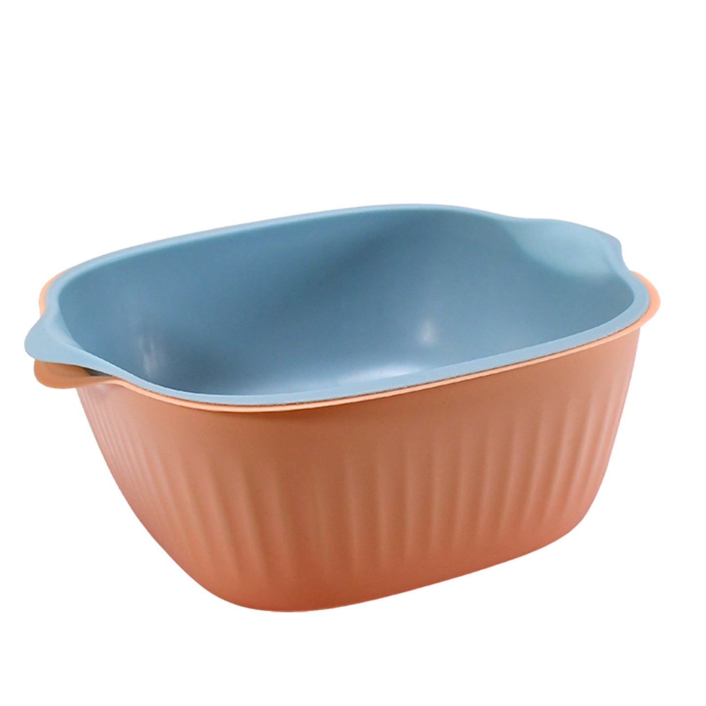 kitchen strainer bowl, plastic washing basket, vegetable drainer bowl, rice washing bowl, stoneware style bowl, kitchen prep tools, plastic colander basket