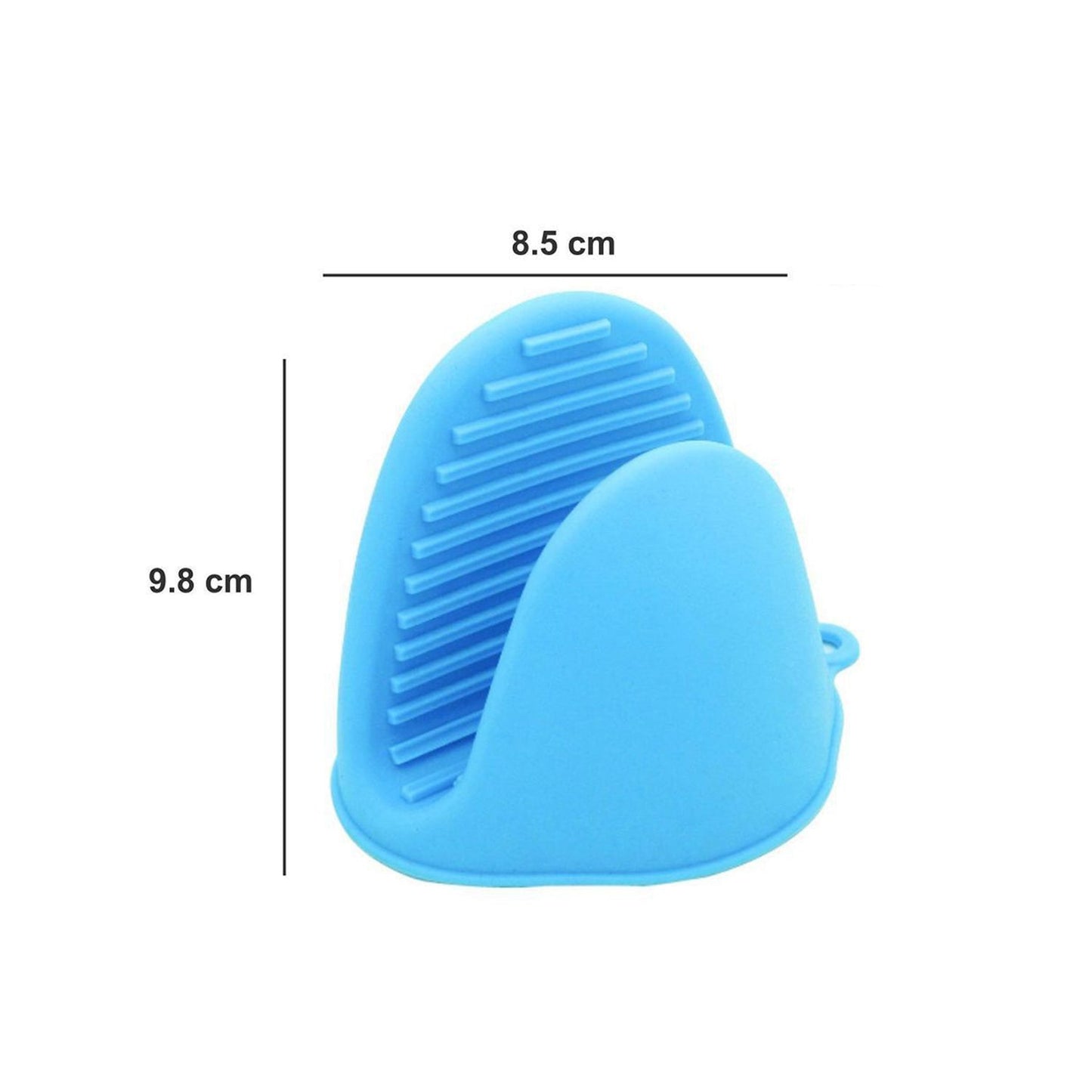 Silicone potholder with a patterned grip for secure handling. silicone oven mitts, mini heat resistant gloves, kitchen pinch mitt, microwave baking gloves, cooking mittens, non-toxic silicone gloves, compact oven mitt