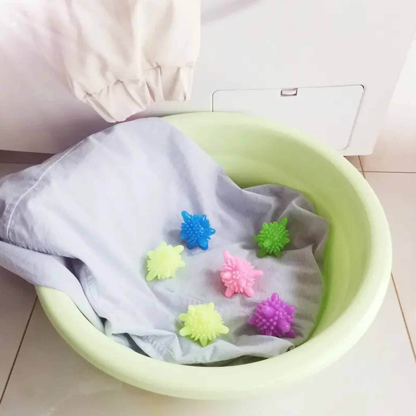 reusable dryer balls, laundry softener balls, multi‑color dryer balls, eco‑friendly laundry balls