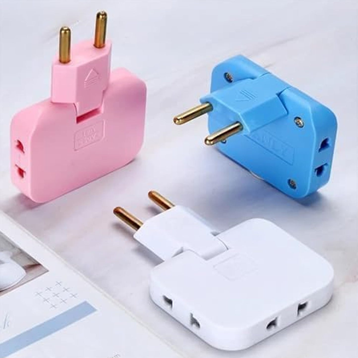 universal socket adapter for Indian appliances, multi-port socket converter with USB, plug converter for laptop and phone charging