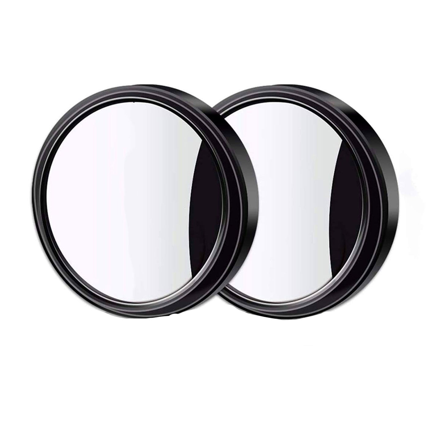 blind spot mirrors for cars, 360 swivel convex mirror, stick-on rear view mirror, HD car safety mirrors, car accessory mirrors India,