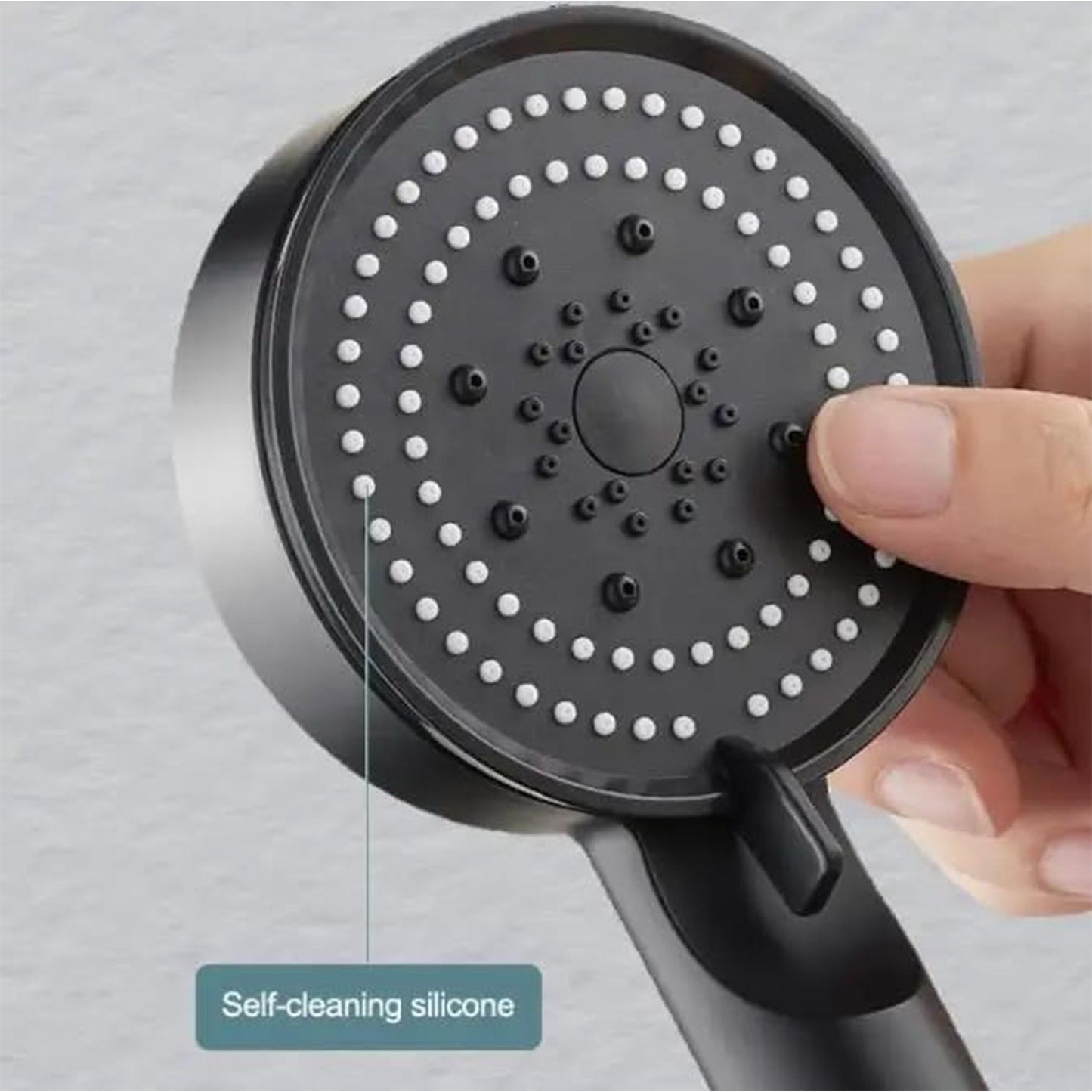 easy to install shower head India, chrome finish handheld shower head, bathroom accessories online India, handheld shower head with strong pressure, shower head for water conservation India, premium quality handheld shower, best bathroom shower head for home use