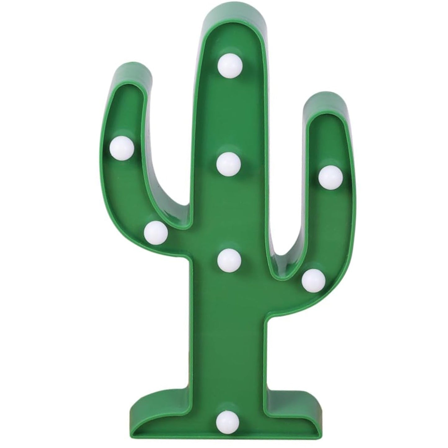 LED table light in cactus shape, decorative neon lamp for desk and shelf, quirky table lamp for home office,