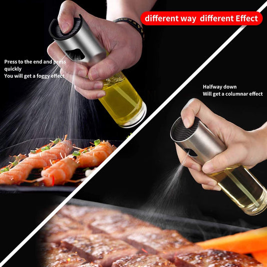 oil sprayer dispenser, 100ml oil spray bottle, cooking spray bottle, glass oil sprayer, kitchen oil dispenser, reusable oil bottle, BBQ oil spray