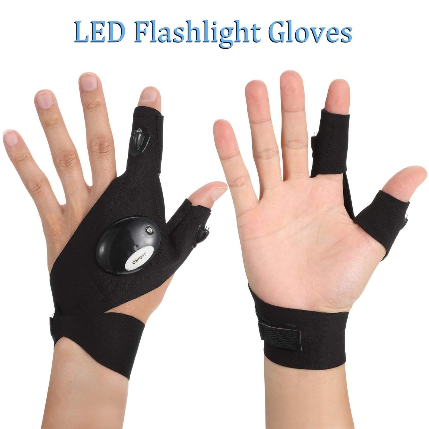 torch gloves, light gloves for men, work gloves with light, LED work gloves India, wearable LED flashlight,