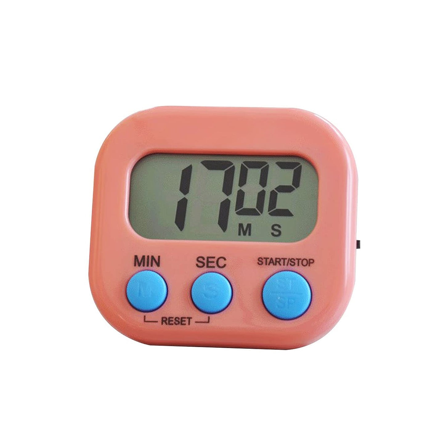 Digital kitchen timer with clear display, digital kitchen timer, countdown timer, cooking timer clock, study timer, office timer, kitchen stopwatch, large display timer, timer for kids, 99 min timer