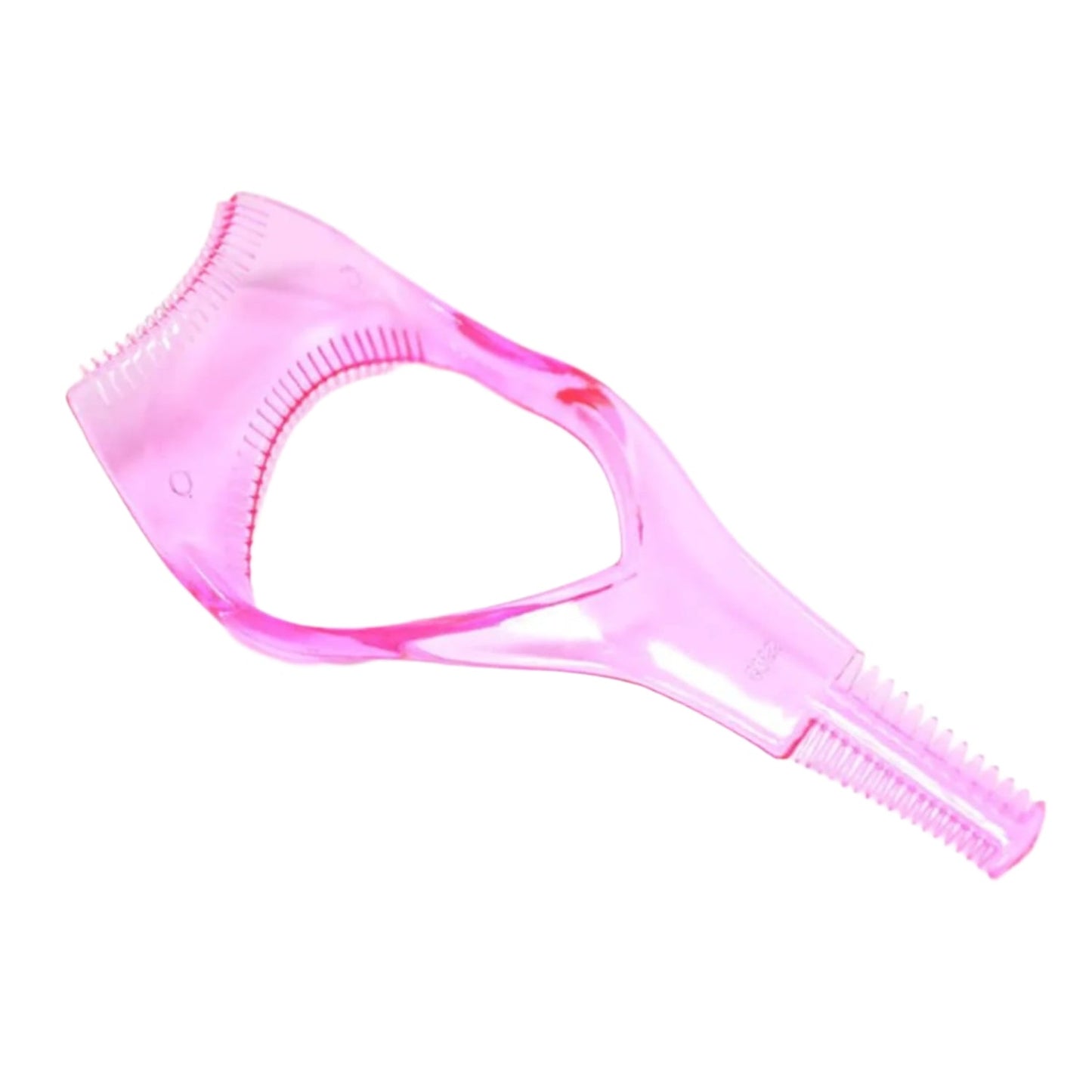 3-in-1 plastic eyelash tool, mascara guide brush and curler combo, eyelash applicator tool for makeup, multifunctional mascara shield and comb