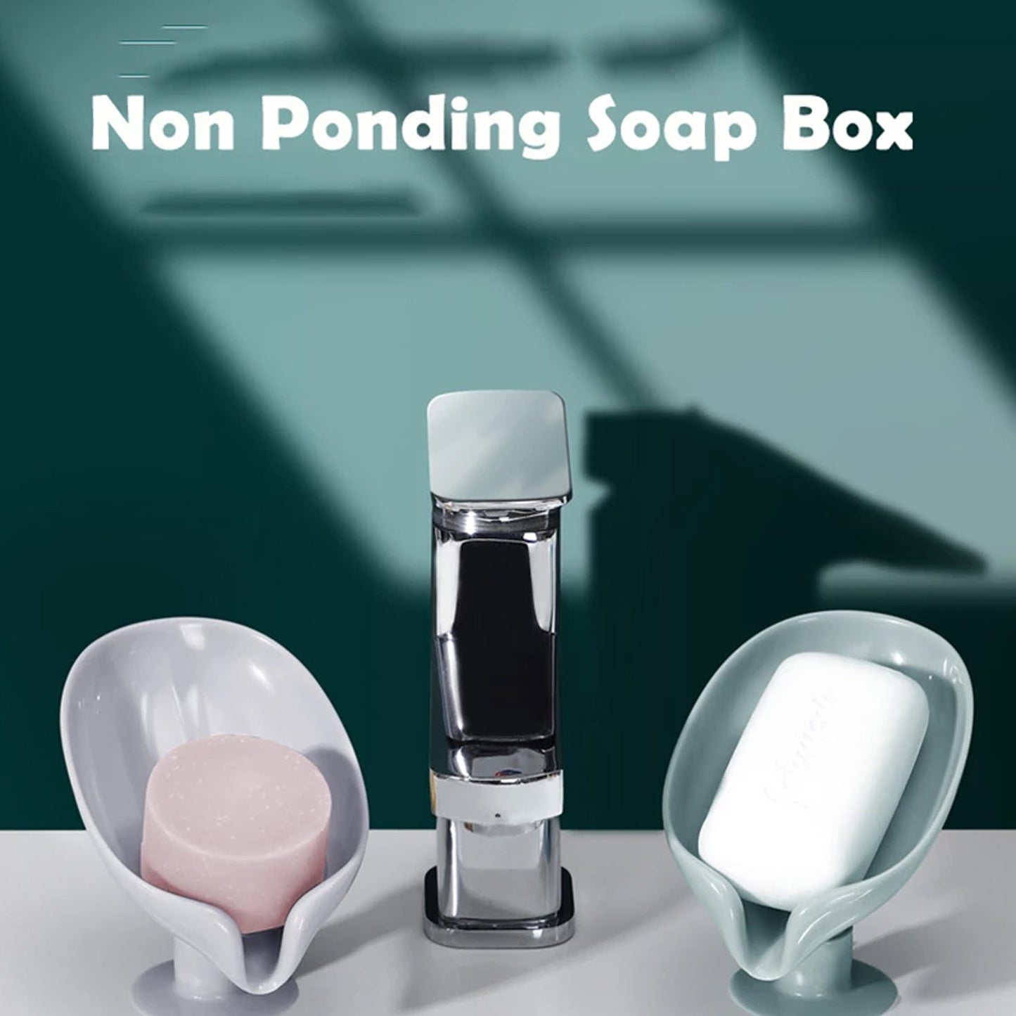 leaf-shaped self-draining soap holder. leaf shape soap holder, self draining soap tray, plastic soap dish, bathroom soap holder, wall mount soap tray, suction soap holder, sabundani, 2pcs soap tray