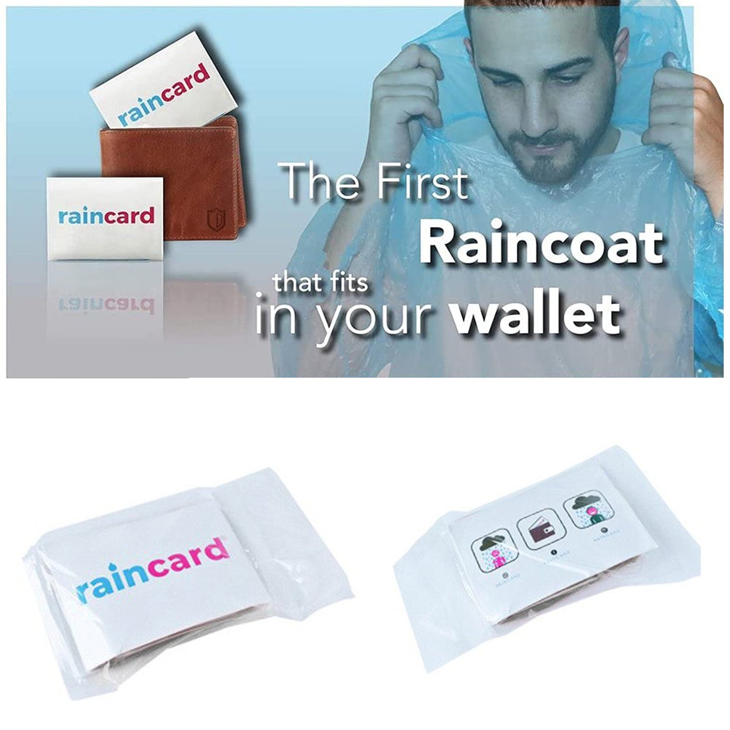 wallet size raincoat, disposable rain poncho, compact rain poncho, emergency rain coat pouch