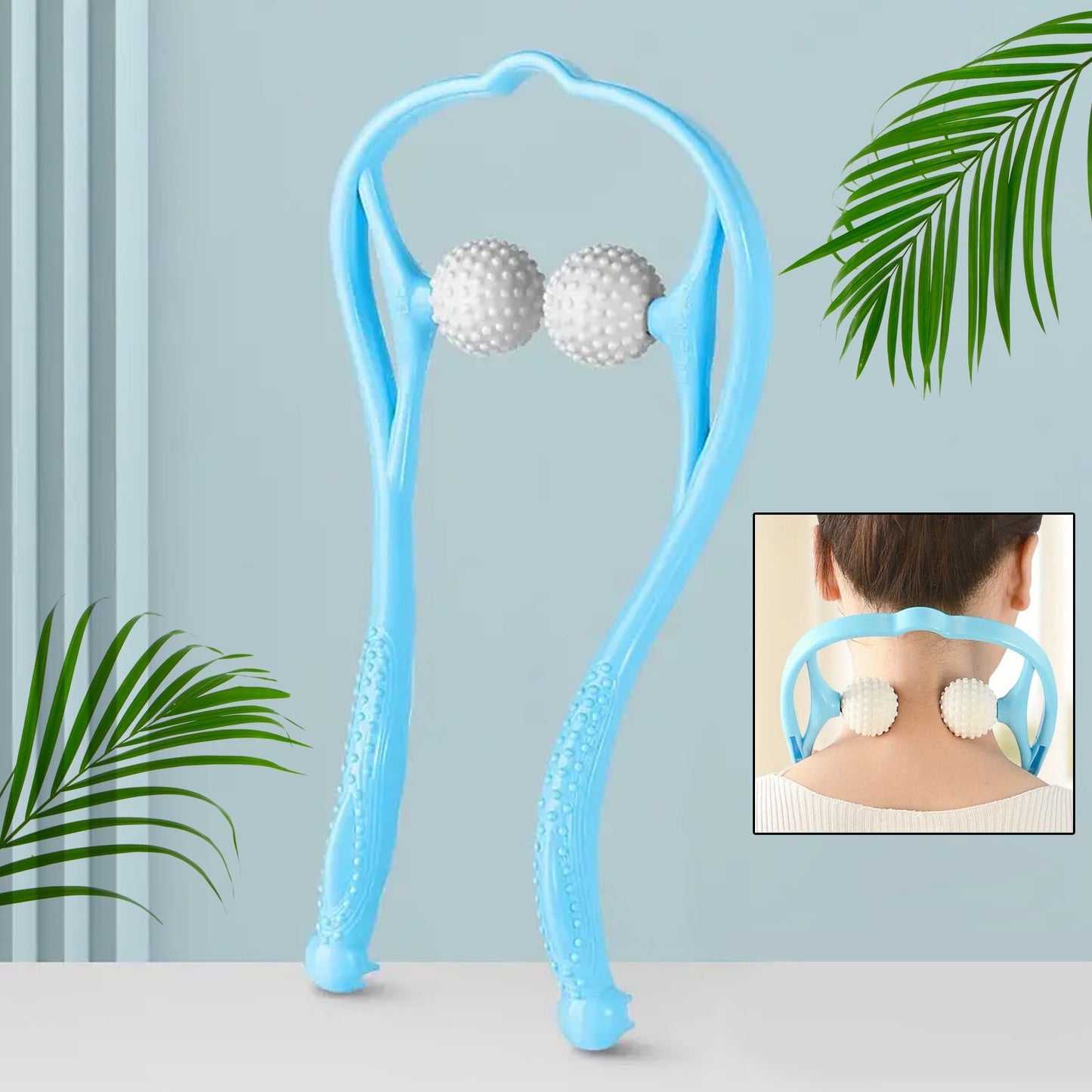 Portable Neck & Shoulder Massager – Cordless Back & Waist Pain Relief Device