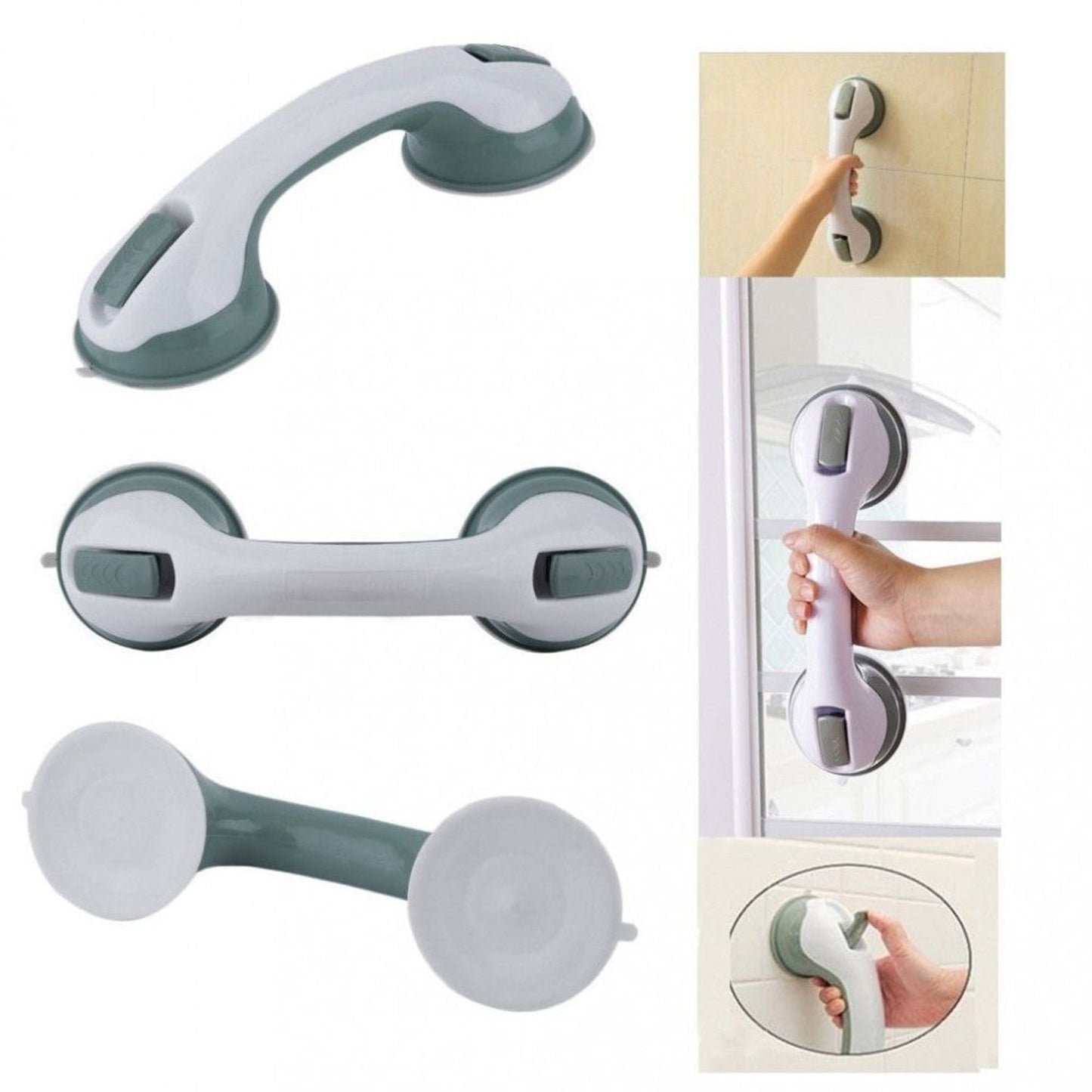 Ergonomic handle for door assistance. helping handle, vacuum grip handle, bathroom support bar, door support handle, suction handle for tiles, portable grip handle, support bar for elderly