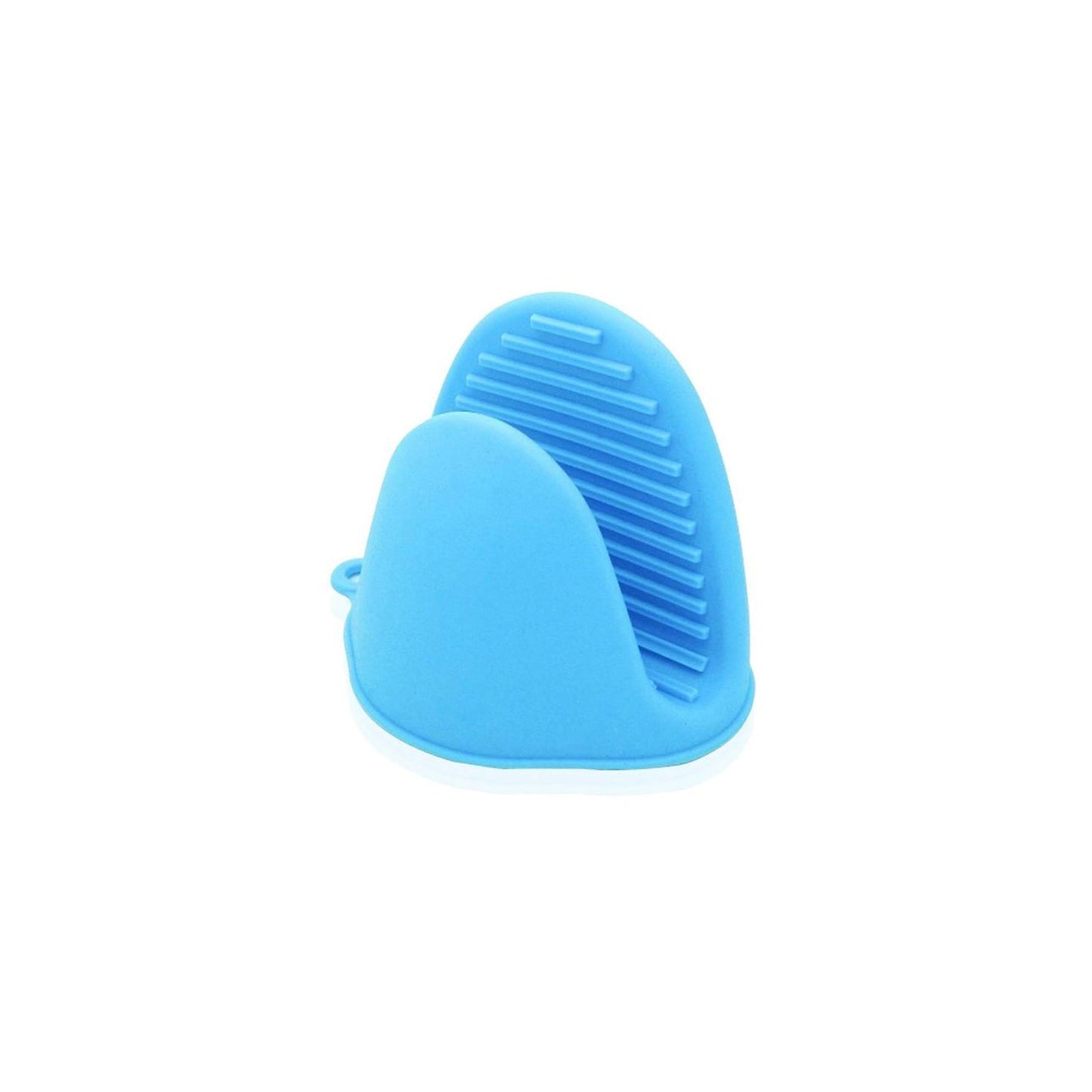 Heat-resistant silicone potholder with a hanging loop. silicone oven mitts, mini heat resistant gloves, kitchen pinch mitt, microwave baking gloves, cooking mittens, non-toxic silicone gloves, compact oven mitt