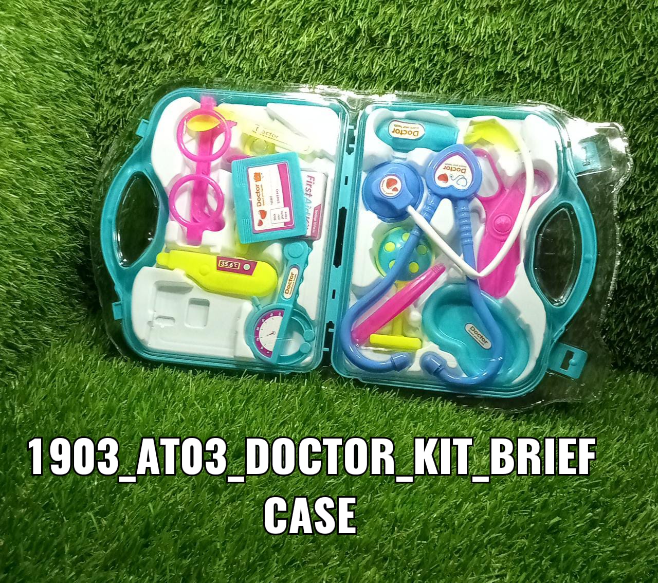 Multicolour doctor kit for role play, doctor toy set, kids medical play kit, pretend doctor tools, doctor briefcase toy, kids role play toy set, doctor set for girls and boys, toy stethoscope set
