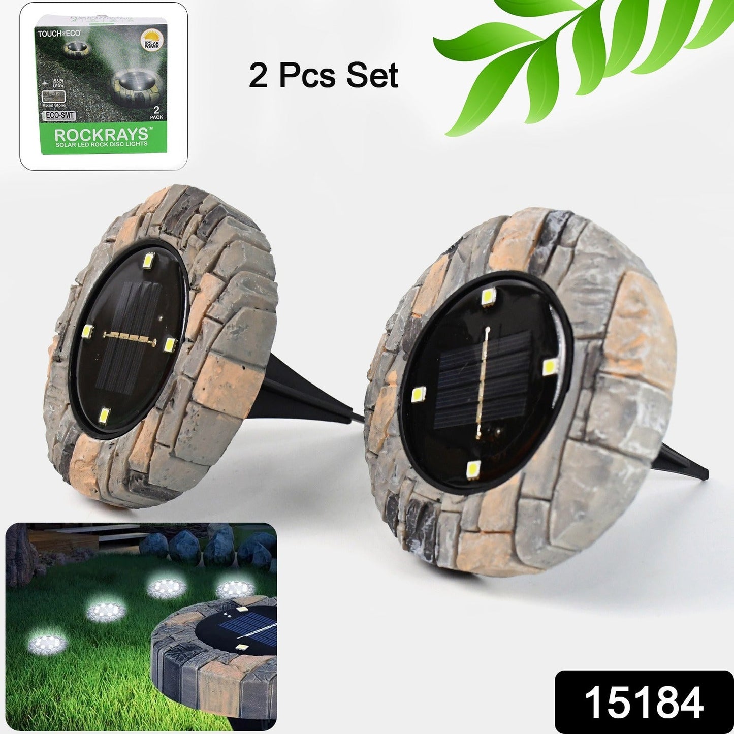 solar powered disk lights for landscape lighting, outdoor LED lights with solar charging, ground spike lights for garden decoration, energy saving solar lights for pathway and lawn,