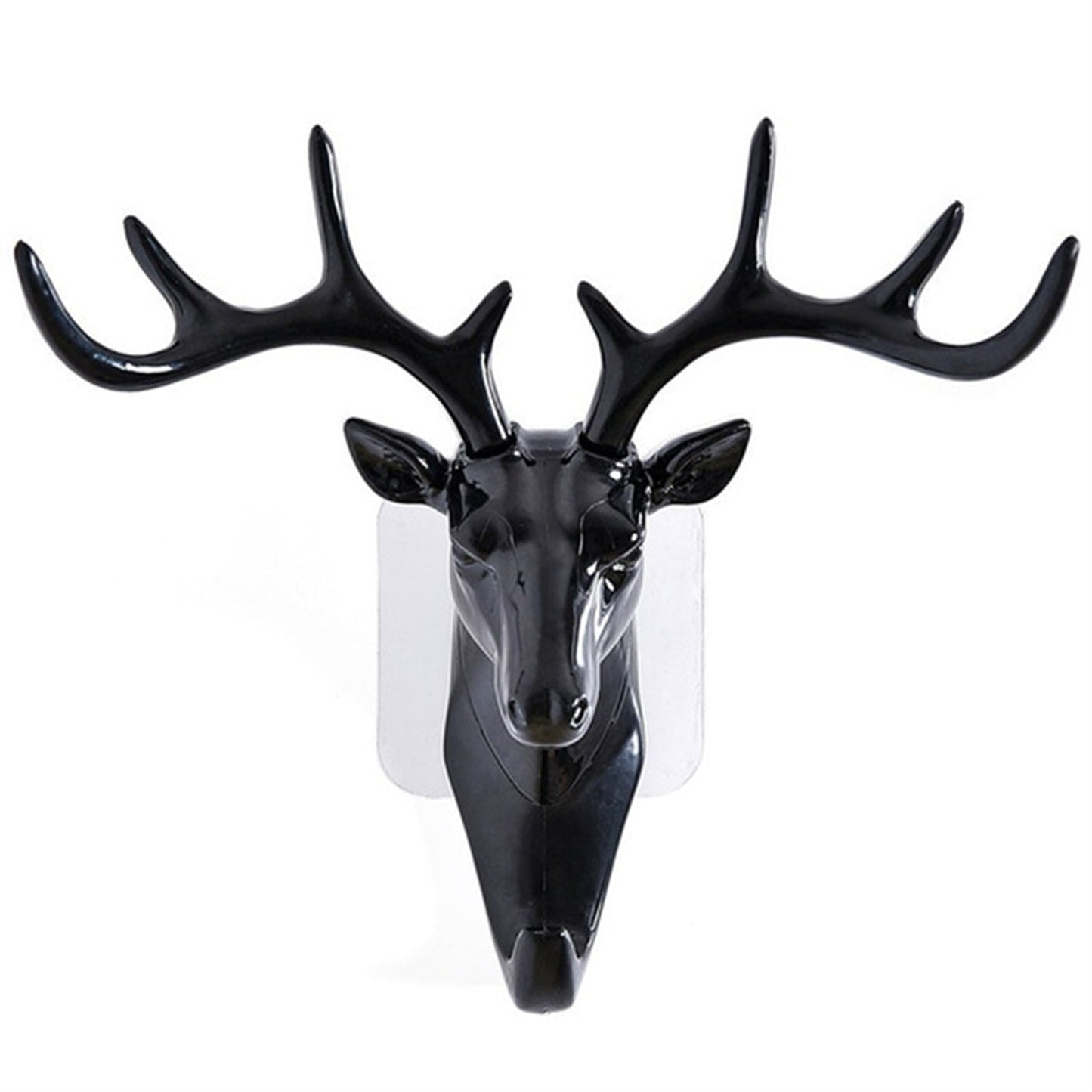 Self-adhesive deer head wall hook for hanging items. deer head wall hook, self adhesive hanger hook, wall mount hook, decorative wall hanger, no drill wall hook, deer hook for bag hat, vintage wall hook