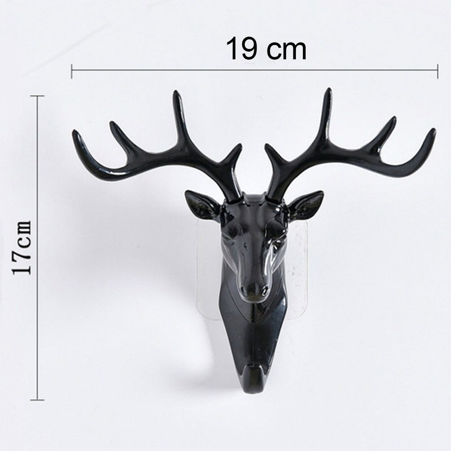 Self-adhesive deer head hanger for decorative use. deer head wall hook, self adhesive hanger hook, wall mount hook, decorative wall hanger, no drill wall hook, deer hook for bag hat, vintage wall hook