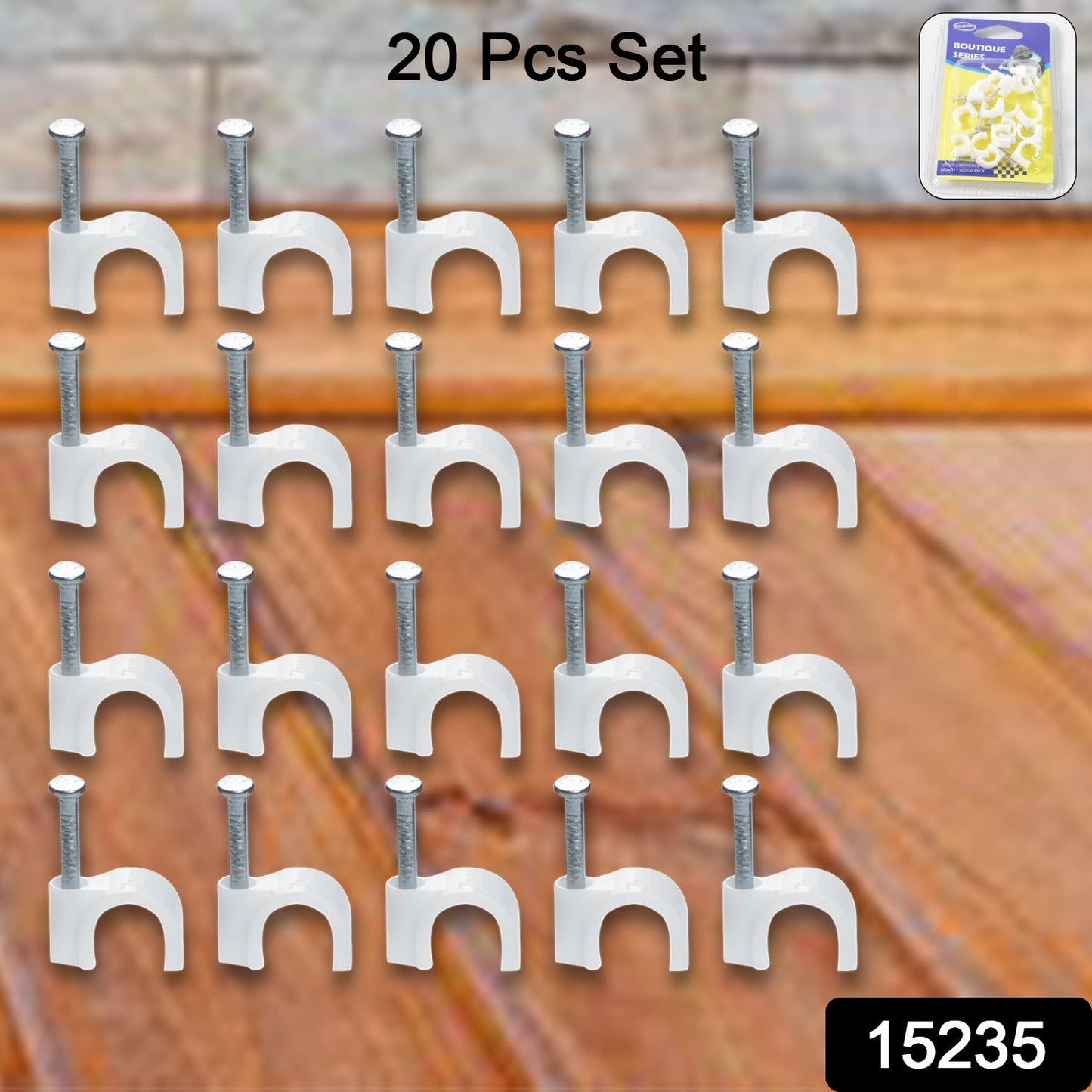 cable clips, wire clips with nails, plastic cable clips, nail cable clips, cable management clips, round wire clips, wire holder clips, cable organizer clips, wire mounting clips, nail in cable clips India