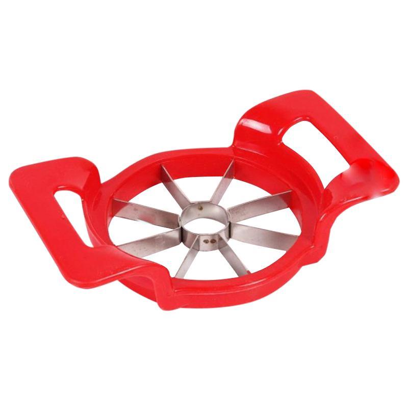 Efficient apple cutter, multi-color handle. apple cutter slicer, 8 blade fruit slicer, stainless steel apple corer, apple cutter for guava pear, kitchen fruit divider, apple slicer with handle