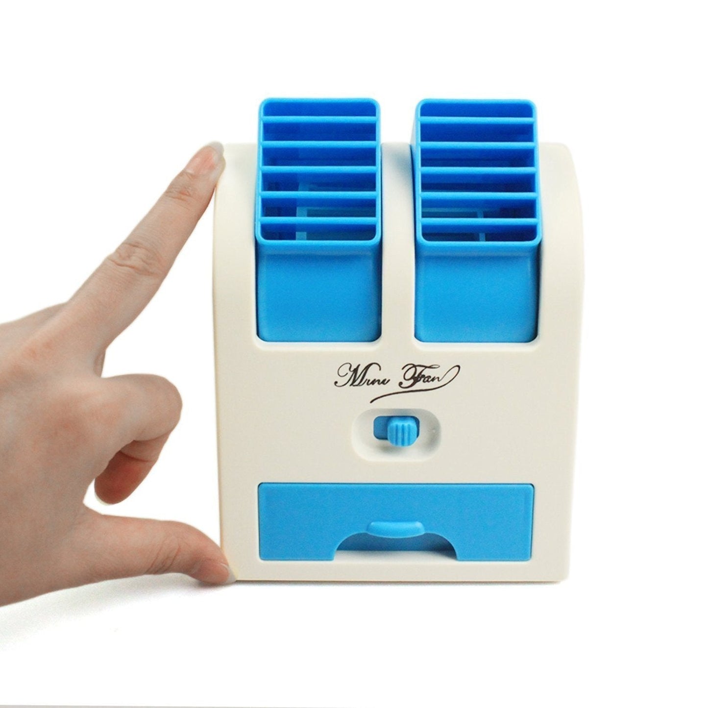 Compact bladeless air conditioner for cooling. Mini USB cooling fan, portable air conditioner fan, personal desk AC fan, mini humidifier fan, USB fragrance fan, mini desktop fan, travel cooling fan