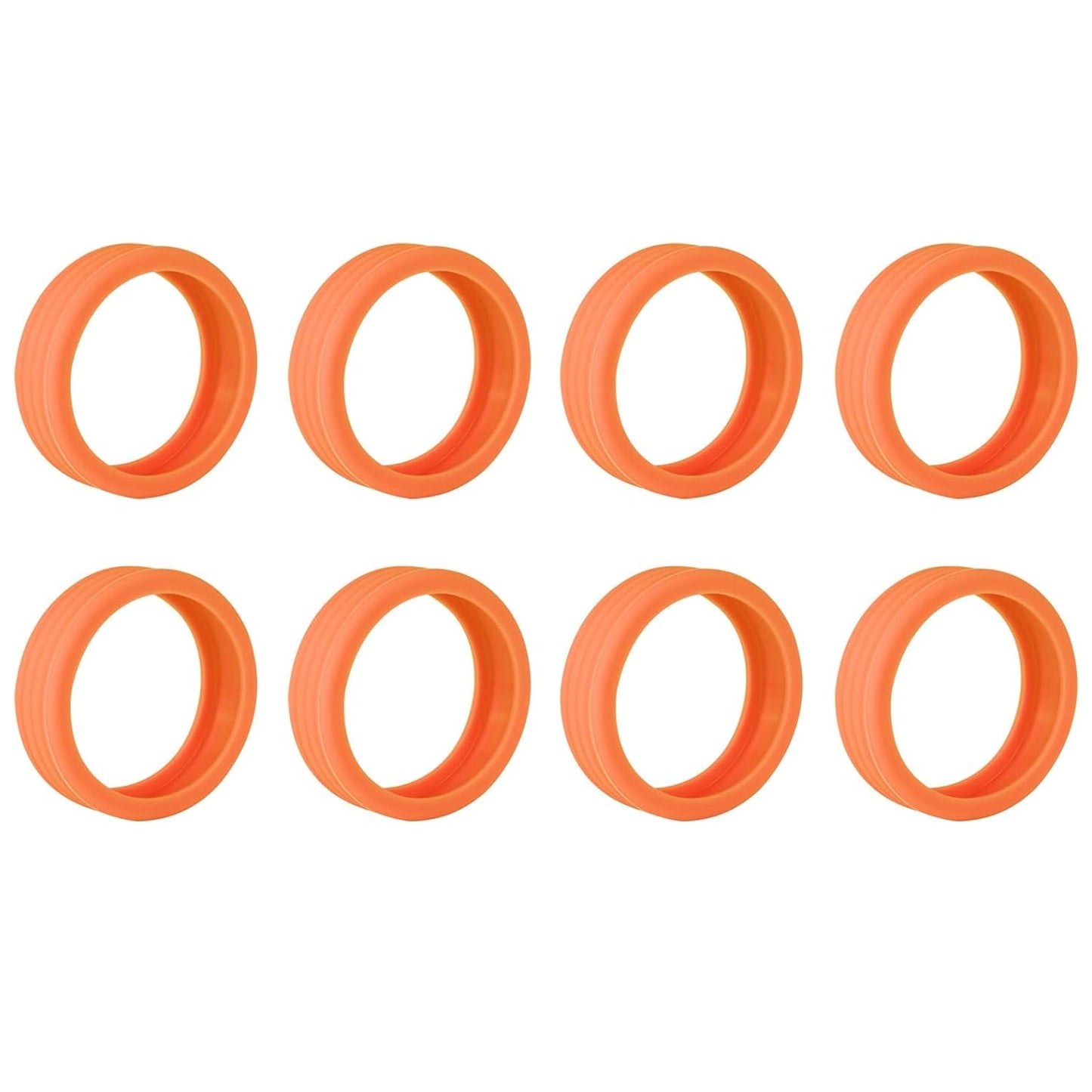 8 pc silicone luggage wheel covers noise reducing protective set, adjustable silicone wheel protector for spinner suitcase wheels