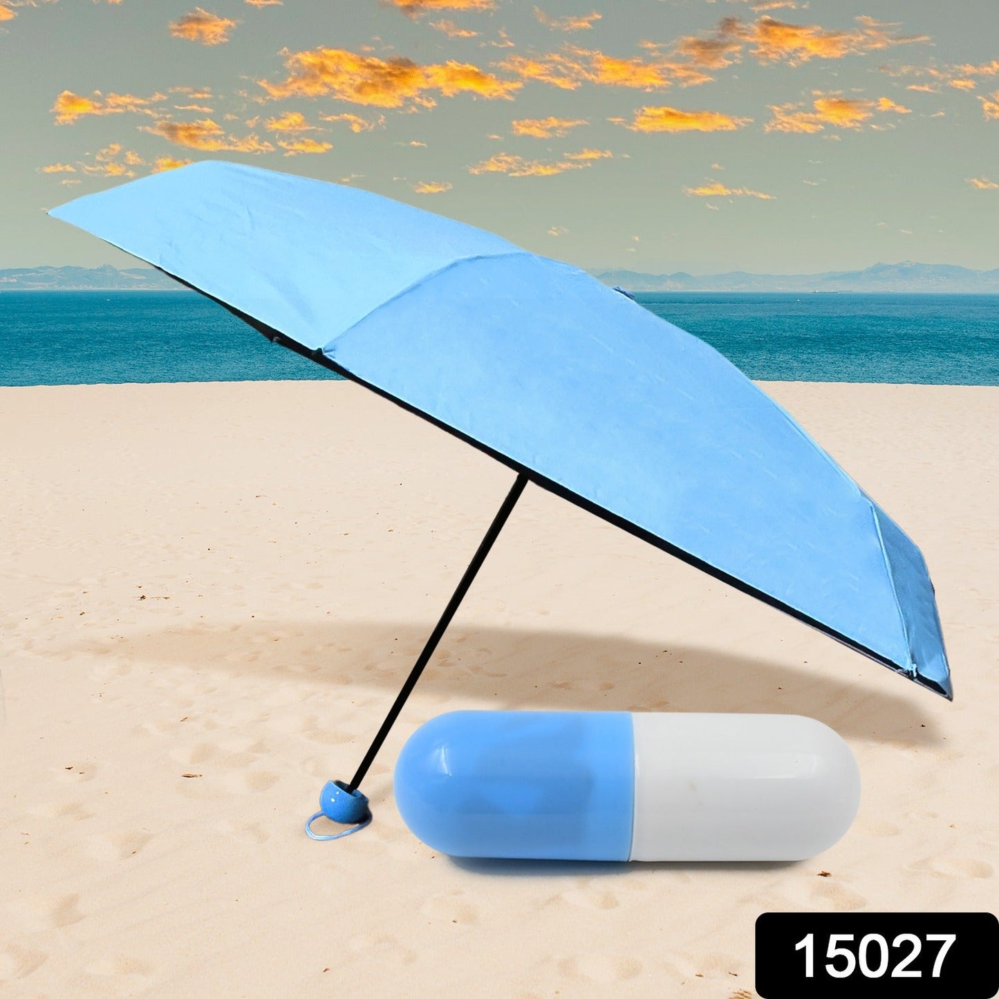 compact umbrella, 5 fold umbrella, travel umbrella, capsule umbrella, pocket umbrella, foldable travel umbrella, manual foldable umbrella