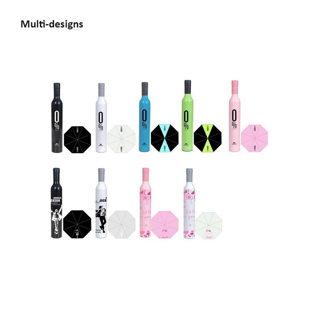 quirky umbrella for gifting women, bottle design umbrella for monsoon, portable mini umbrella for daily use
