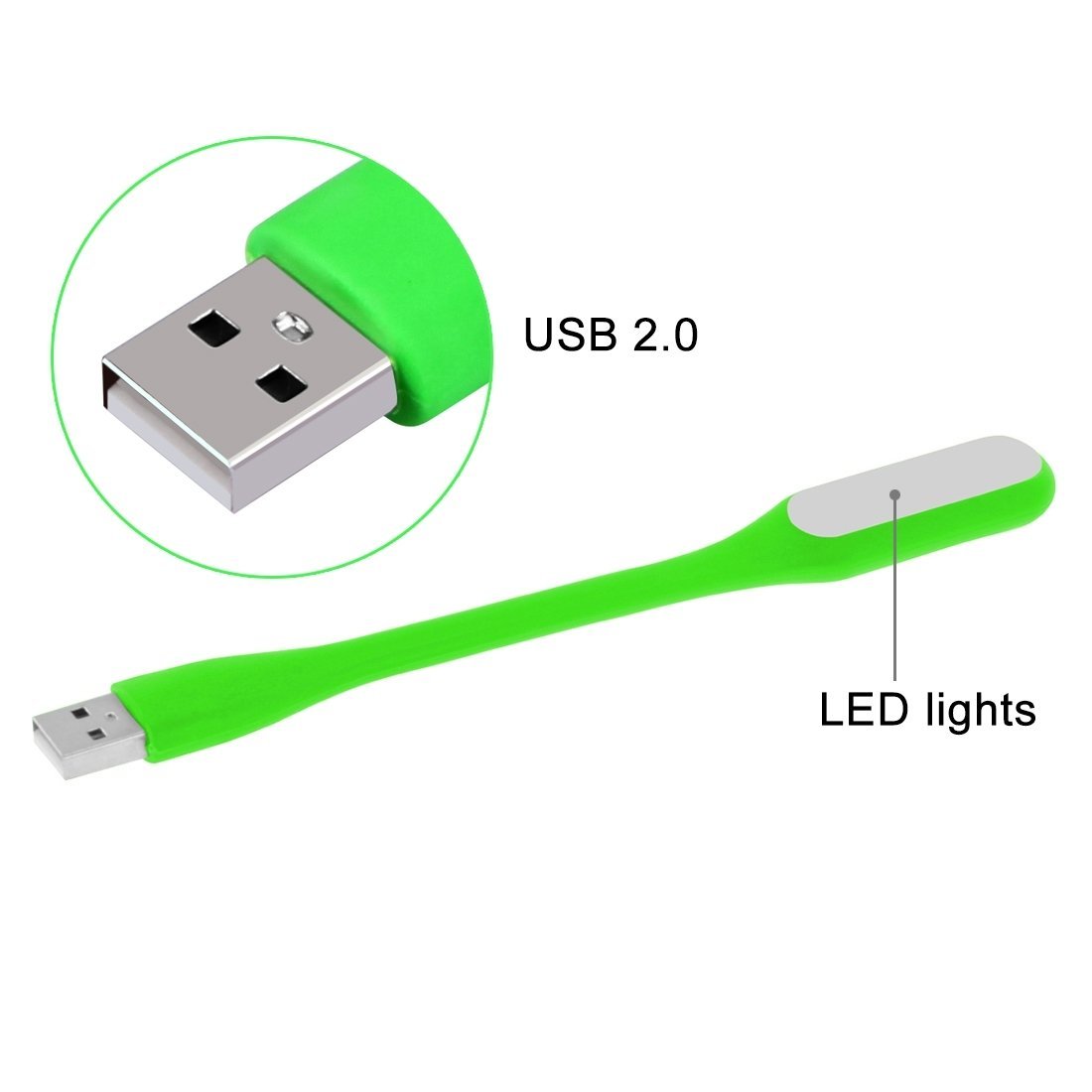 USB-powered LED light lamp for convenience. USB LED light lamp, USB light for laptop, portable USB lamp, mini USB light, LED USB reading lamp, USB flexible light, random color USB LED