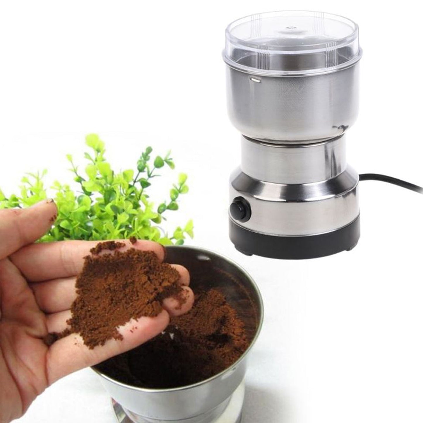 Mini electric stainless steel multifunction smash. mini electric grinder, portable spice grinder, mixer grinder 150W, stainless steel grinder, dry masala grinder, coffee bean grinder, compact kitchen grinder
