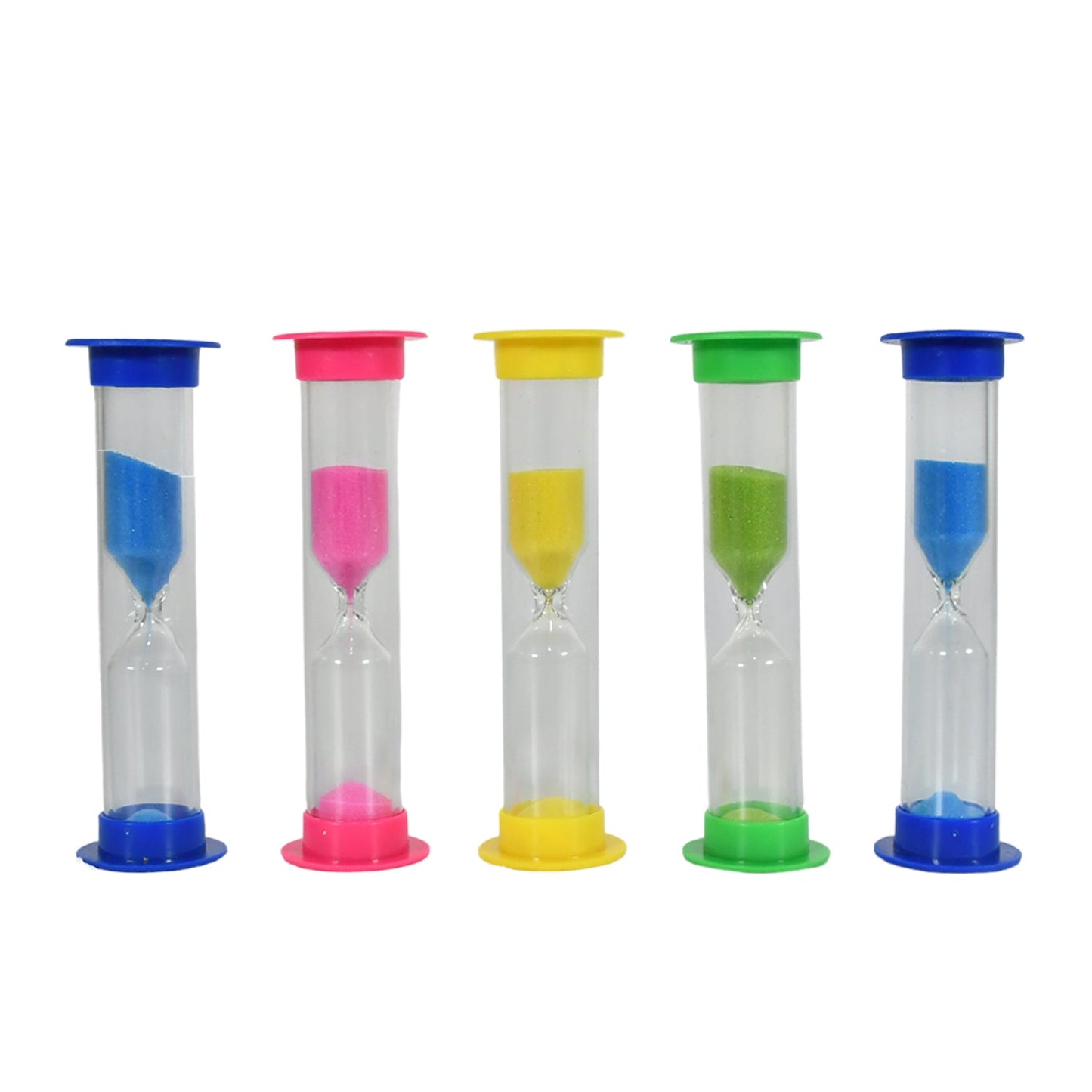 Compact hourglass sand timer for kids and office time management