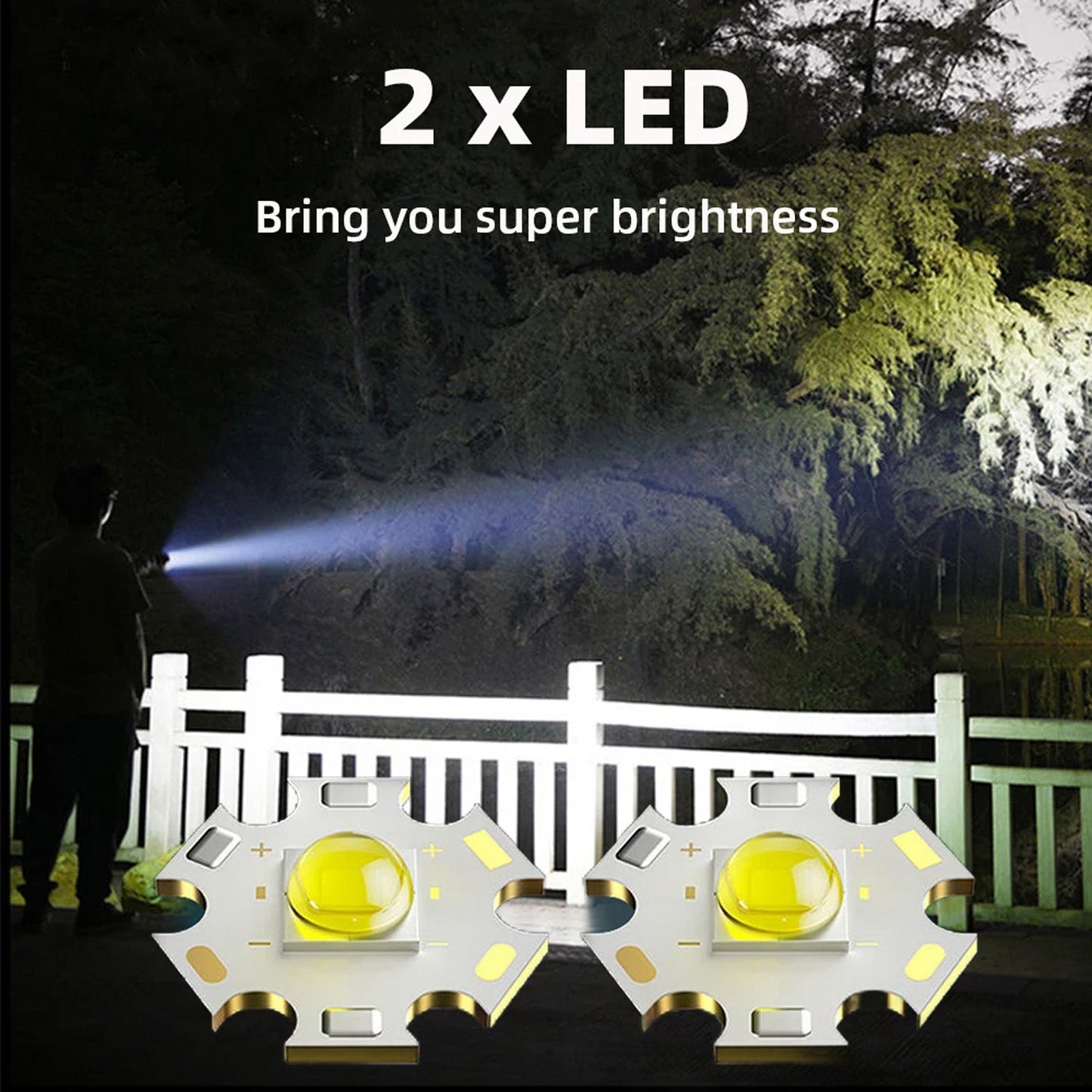 rechargeable mini LED flashlight with power bank India, 3 mode flashlight with USB mobile charging, compact LED torch with power bank function,