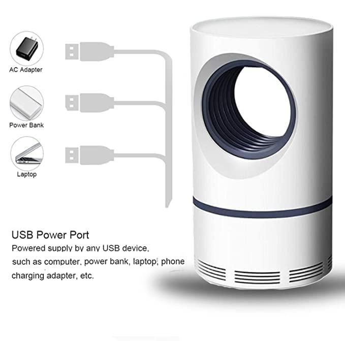 USB powered mosquito trap, electronic insect killer, indoor mosquito control, quiet mosquito zapper,