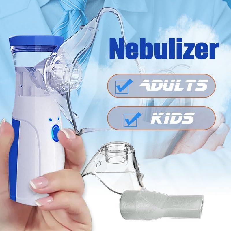 compact lightweight respiratory inhaler, mesh nebulizer machine pack of 1, rechargeable ultrasonic nebulizer for adults, portable respiratory inhaler device, lightweight mesh nebulizer inhaler, ultrasonic nebulizer for asthma and allergies, compact portable nebulizer machine, rechargeable mesh nebulizer for kids and adults, portable ultrasonic inhaler device