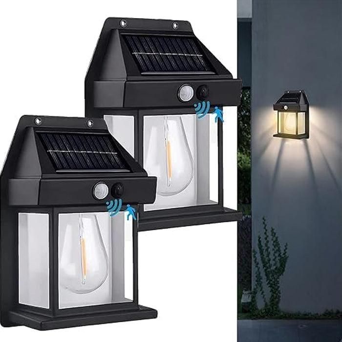outdoor solar light with wall mount design, bright LED solar wall light waterproof, home exterior solar lighting for night, solar garden wall light for pathways, solar powered outdoor light for home entrance, weatherproof LED solar wall mounted light