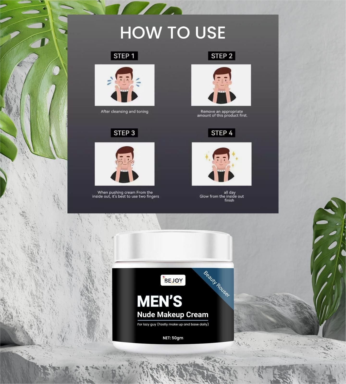 men’s grooming cream, daily wear face cream, men’s makeup base, face cream for men all skin types,