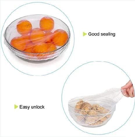 stretchable food covers for bowls and containers, plastic food covers for kitchen use,