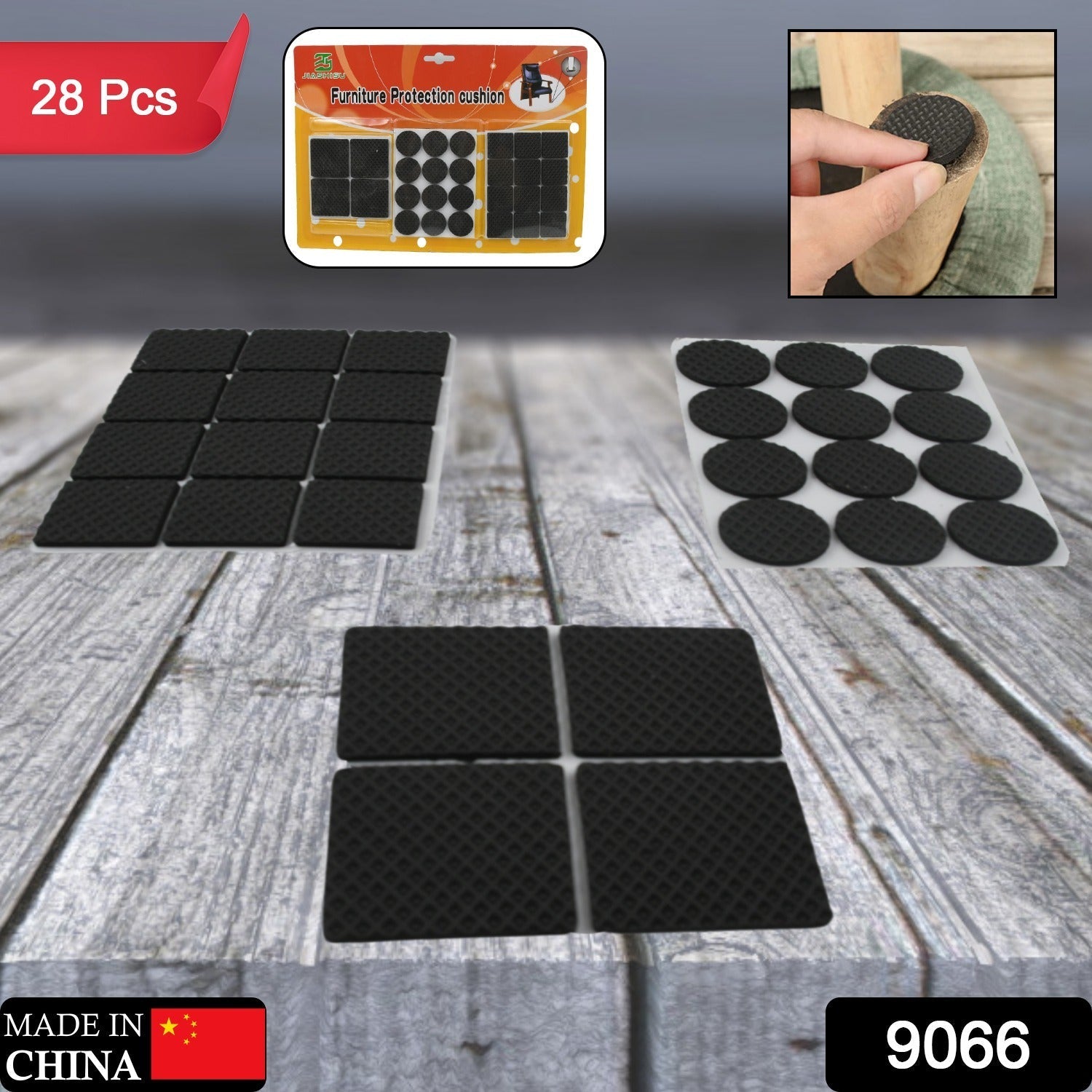 rubber furniture pads, furniture pads, non slip furniture pads,
