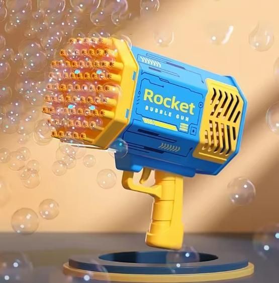 Automatic Bubble Gun Machine for Kids – Soap Based Bubble Blower Toy with Light & Sound | Outdoor Fun Toy (1 Pc), bubble gun machine, kids bubble blower, automatic bubble gun toy, bubble maker for kids, soap bubble gun, electric bubble gun, bubble gun with light and sound, outdoor toys for kids, bubble toy for toddlers, battery operated bubble gun