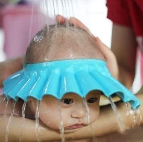 EVA foam shampoo hat for kids, toddler no-tear eye protector shower cap, adjustable baby shampoo shower cap, safe bathing cap for toddlers, kids EVA foam shower cap, no-tear eye protector bath cap, adjustable shampoo hat for babies, foam shower cap for toddlers pack, baby safe shower cap for bath time