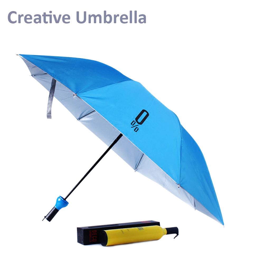 bottle umbrella, wine bottle umbrella, compact folding umbrella,