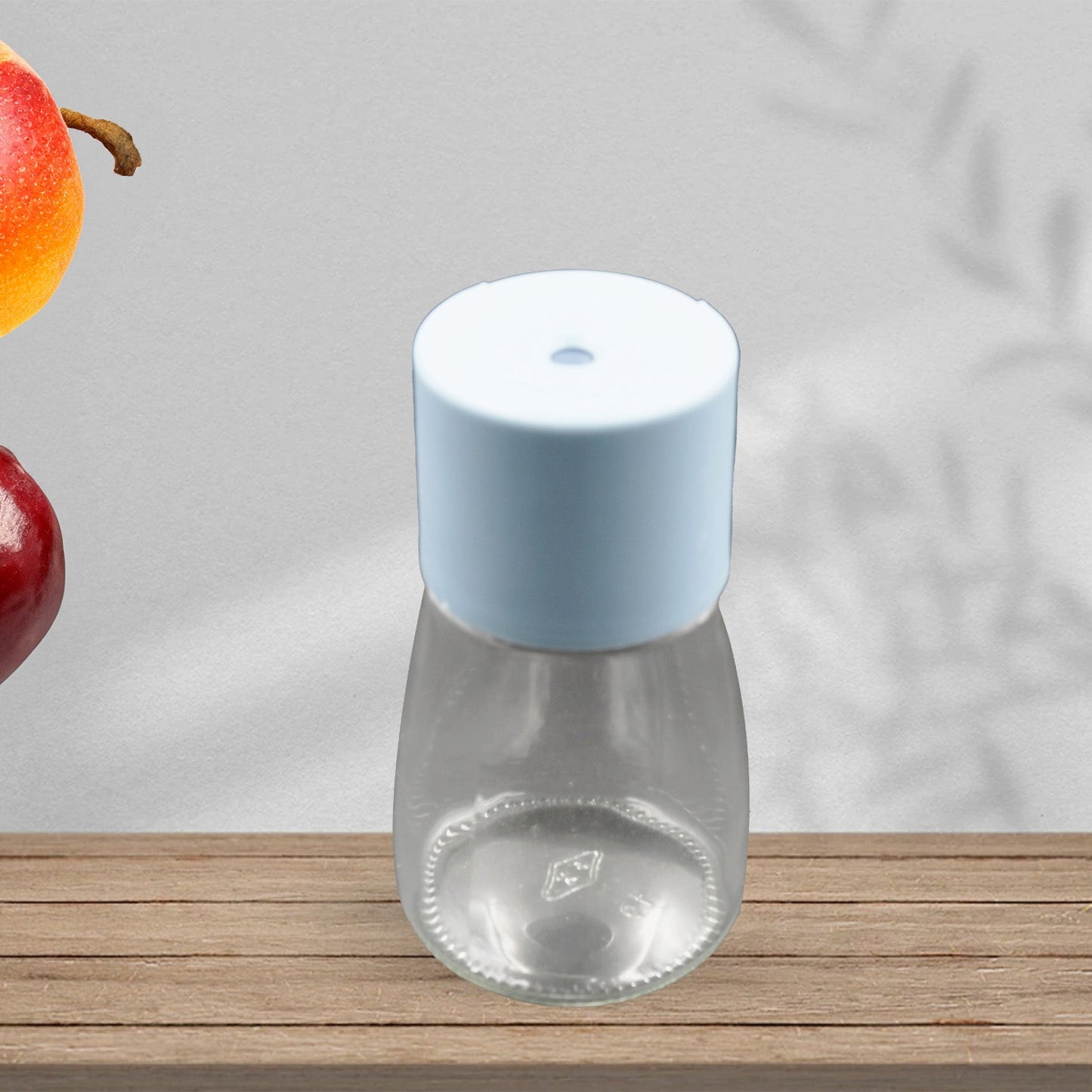 Precision salt shaker for home cooking and picnics, glass salt bottle, salt dispenser 0.5g, salt shaker for kitchen, precise salt shaker, seasoning dispenser, press salt container, picnic salt bottle