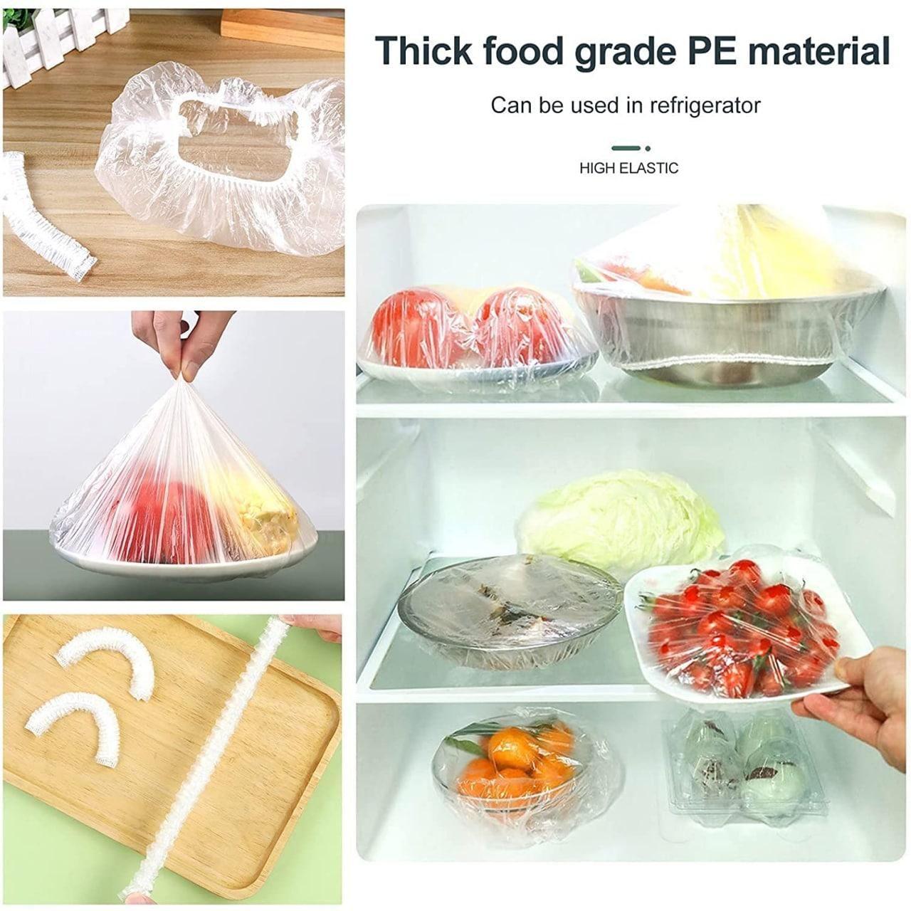reusable elastic food storage plastic covers pack of 100, best food covers for kitchen use in India, stretchable plastic covers for bowls and plates, reusable food covers for fridge and storage, elastic food wrap covers for Indian kitchens, plastic food storage covers for daily kitchen use, eco-friendly food storage covers for home use, bowl cover set for food hygiene and freshness, multipurpose food cover lids for Indian households, stretchable reusable kitchen covers pack of 100