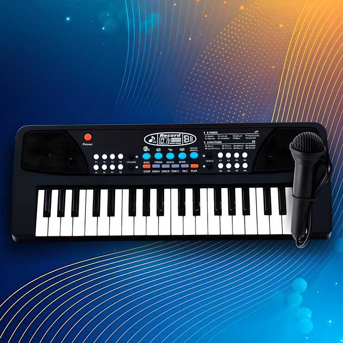 Portable Piano Keyboard Toy with Microphone, USB Cable & Sound Recording Function, piano keyboard toy, kids piano with microphone, portable piano keyboard, USB powered piano keyboard, sound recording piano toy, analog keyboard for kids, musical keyboard with USB cable, plastic piano toy, portable music keyboard, kids sound recording piano, piano toy with microphone and USB