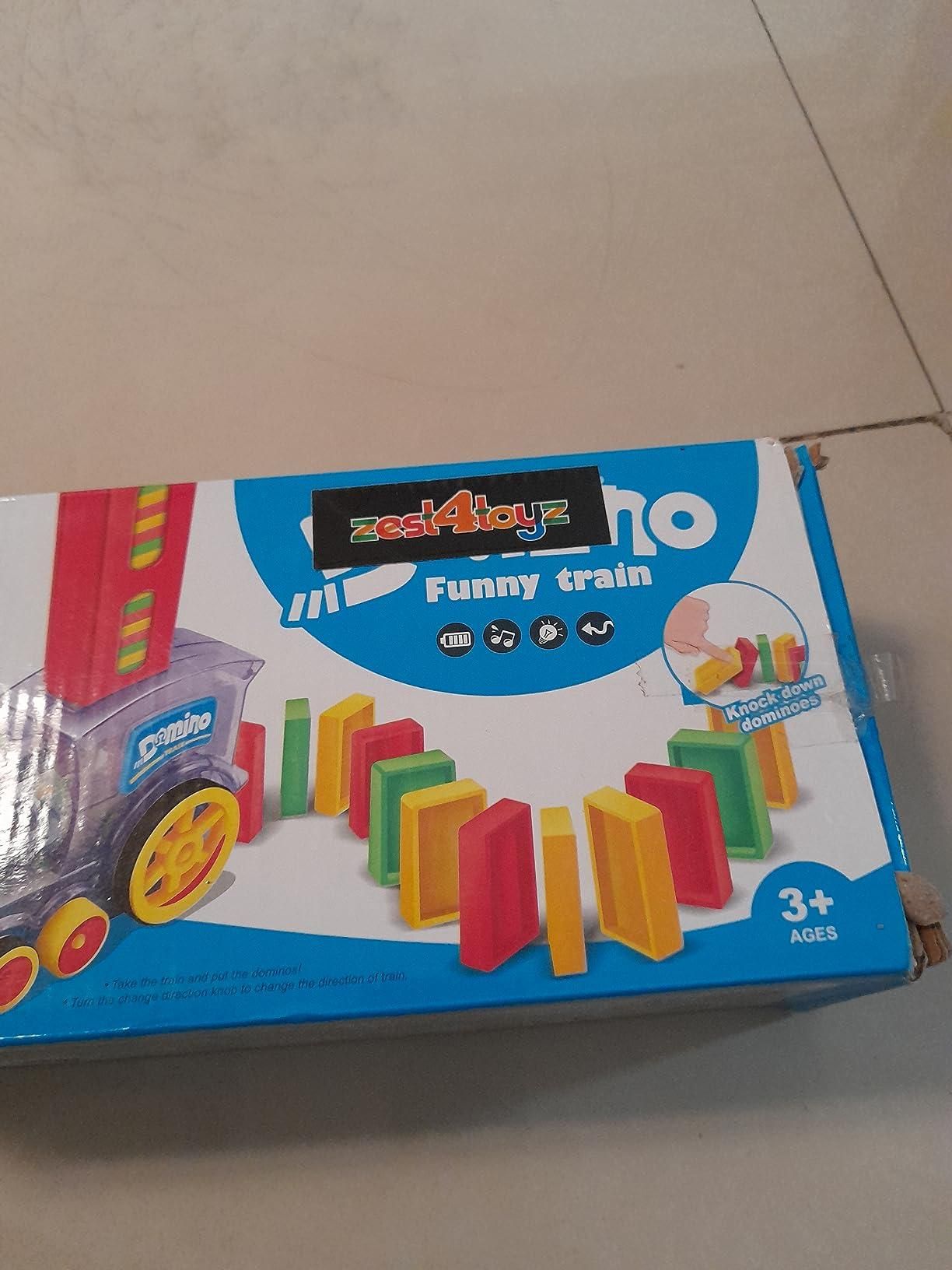 train domino toy set, domino train engine toy India, BPA-free plastic toy for kids, automatic domino laying train, colorful domino blocks toy, train toy with music and lights, educational train toy for toddlers, domino game train toy India, interactive domino train for children,