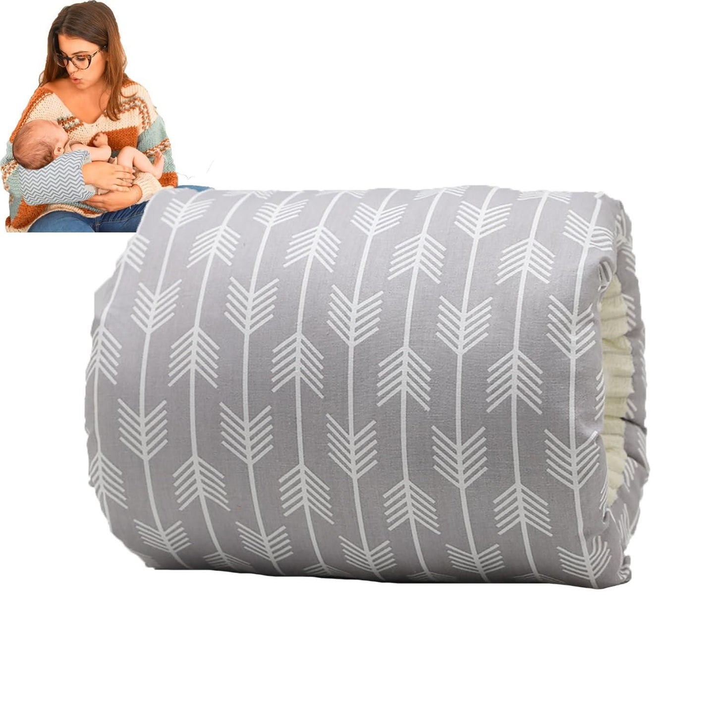 anti-flat head cotton pillow for newborn babies, newborn feeding support pillow with washable cover, nursing pillow for moms with baby head shaping support, baby head support pillow for cradle and crib, safe and soft pillow for infant head and neck support, comfortable cotton pillow for baby feeding time