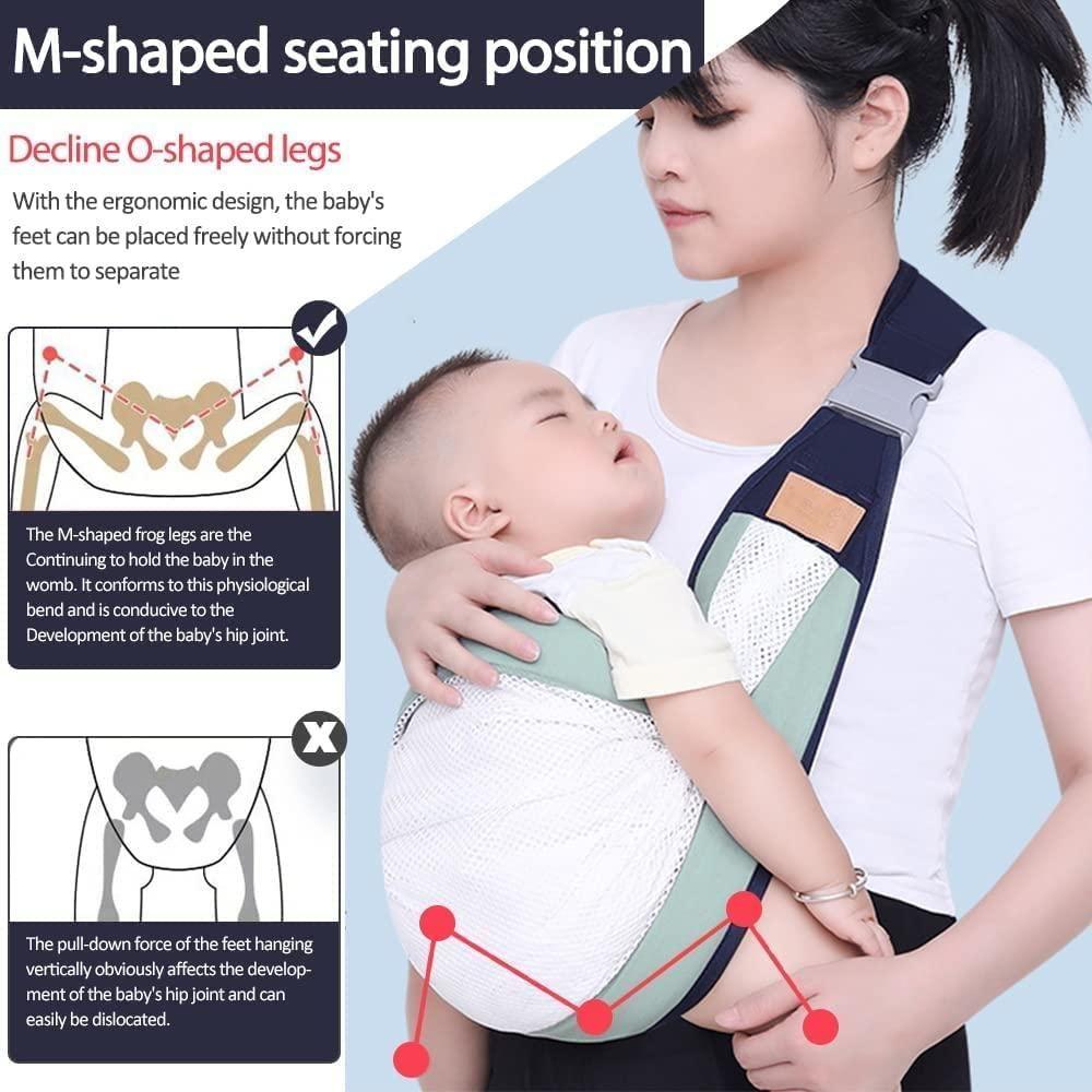 baby carrier, newborn baby sling, breathable baby carrier, adjustable baby carrier India, mesh baby carrier India, lightweight baby sling, toddler carrier India, baby travel sling, ergonomic baby carrier, baby sling carrier