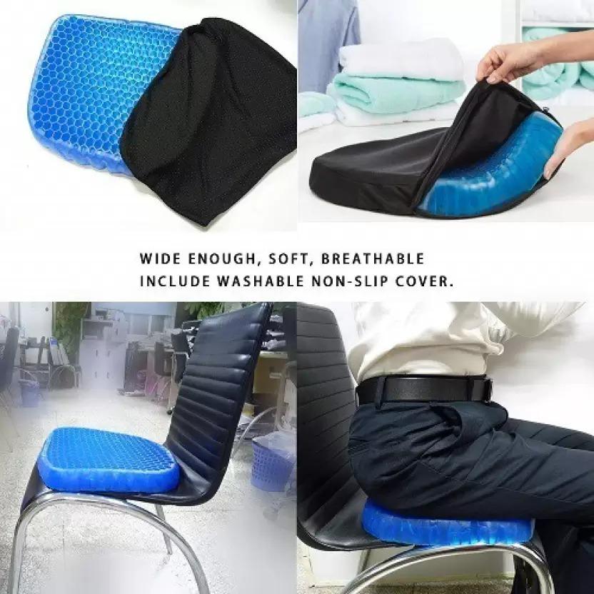 orthopedic gel seat cushion, gel cushion for tailbone pain, seat cushion for back pain relief, tailbone pain relief cushion, silicone seat cushion for office chair, non-slip seat cushion, gel cushion for car seat,